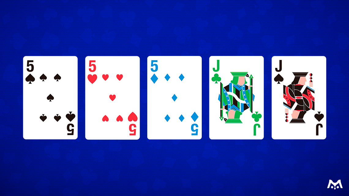 ♠5♥5♦5♣J♠J