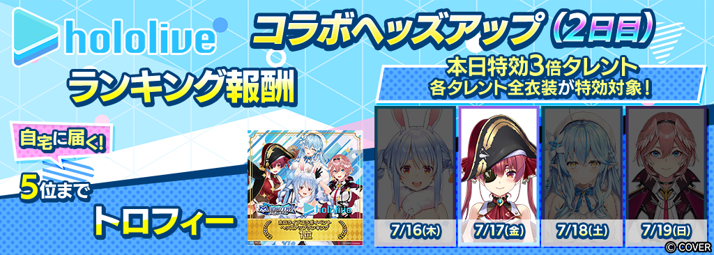 ホロライブコラボヘッズアップ 2日目